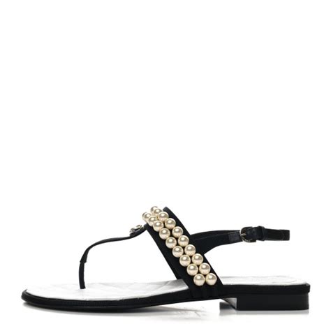 chanel grosgrain sandals|chanel sandals sale.